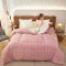 "ANITA" Double Quilted Plush Quilt Thickened For Warmth