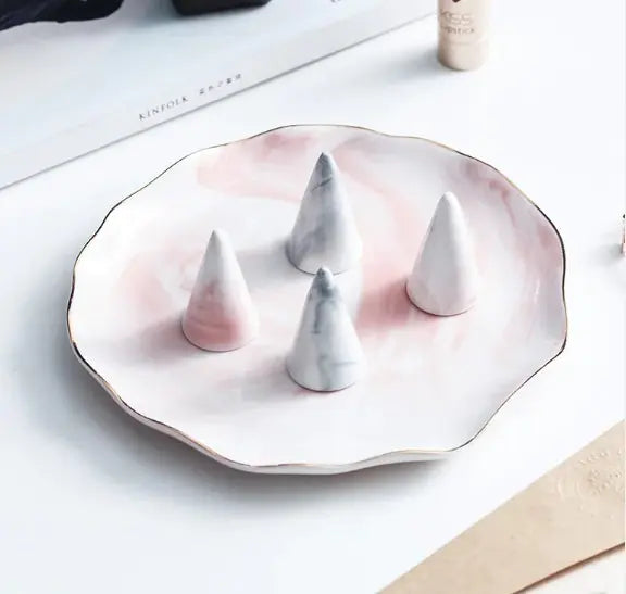 "BIJOU" Chic Marble Jewelry Organizer