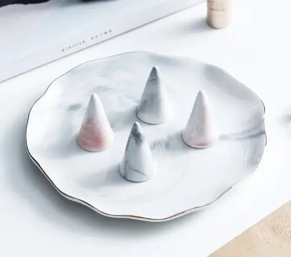 "BIJOU" Chic Marble Jewelry Organizer