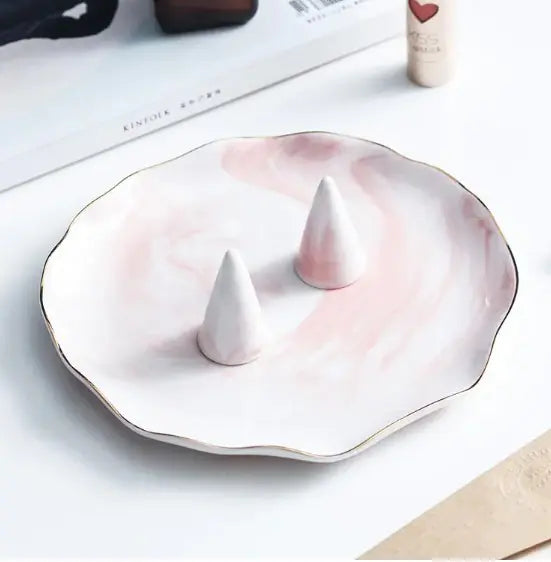 "BIJOU" Chic Marble Jewelry Organizer